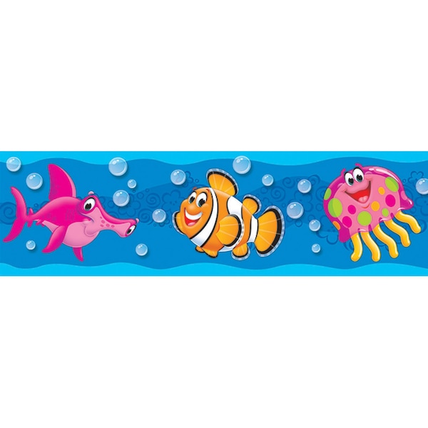 Trend Enterprises Sea Buddies Bolder Borders, 35.75 Feet/Pack, PK6 T85130 - main